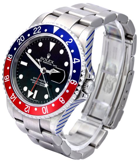 rolex gmt master ii 16710 pepsi bezel|rolex gmt master pepsi bezel.